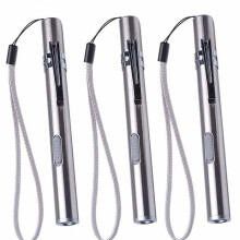 3er-Set USB-LED-Taschenlampen für Pflegekräfte, wiederaufladbare Mini-Taschenlampe, praktische Stiftlampe mit Clip