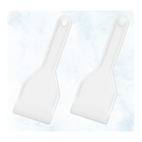 Ice scraper - WJ - Durable PVC - Ergonomic - White - Easy defrosting