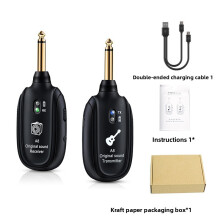 A8 Uhf Wireless Guitar System Transmitter Receiver For Electric Guitar Bass Pick