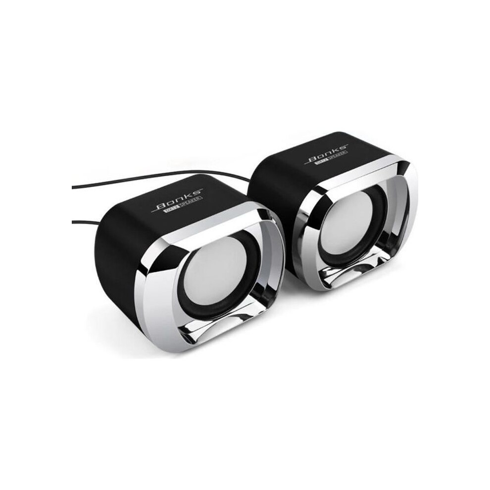 Usb 2.0 Wired Stereo Portable Speakers, Mini Desktop Computer Speakers For Laptops, Pcs, And Mp3 Players 9149891851245