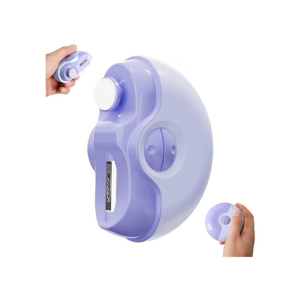 Aihontai 2-In-1 Electric Nail Clipper - Rechargeable - Portable - Quiet - Safe For All Ages