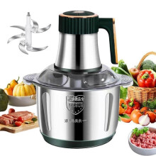 500W Electric Meat Grinder, 5L Large Capacity, 5 Speeds, 6 Blades for Grinding Meat, Vegetables and Fruit