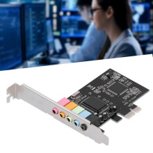 PCI-E-Soundkarte 5.1 PCI-E-Soundkarte CMI8738 Unterstützt intelligente Stereo-Soundkarten für Windows 7-FUT
