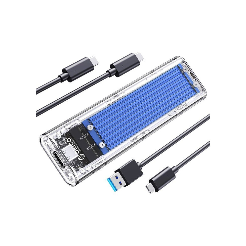 Orico Nvme M.2 Ssd Enclosure Usb-C Usb3.1 Gen2 10Gbps Transparent External Adapter Enclosure For 2280 Pci-E M2 Hard Drive 9149891848108