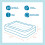Splash Inflatable Swimming Pool 6.5ft Kids Pool 7