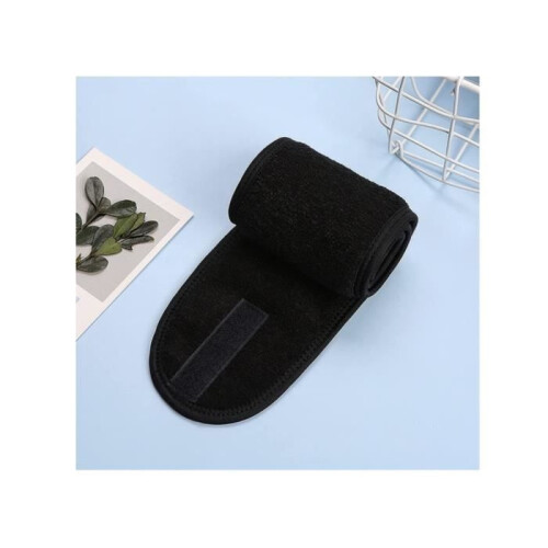 Makeup Headband - Noname - 3 Pieces - Black - Soft and Absorbent - Comfortable and Elastic 1
