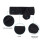 Makeup Headband - Noname - 3 Pieces - Black - Soft and Absorbent - Comfortable and Elastic 3
