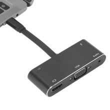 USB-C Type-C naar HDMI VGA-converter audiokabeladapter van aluminiumlegering voor elektronische accessoires