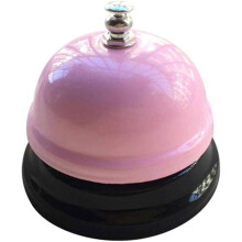 Servierglocke – Pulver – 5,5 cm x 7,5 cm – Edelstahl – Rosa