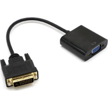 WAWPI DVI-Stecker auf DVI-Buchse auf VGA-Adapter, 24+1 VGA-Adapter, XLQ61220707_1909