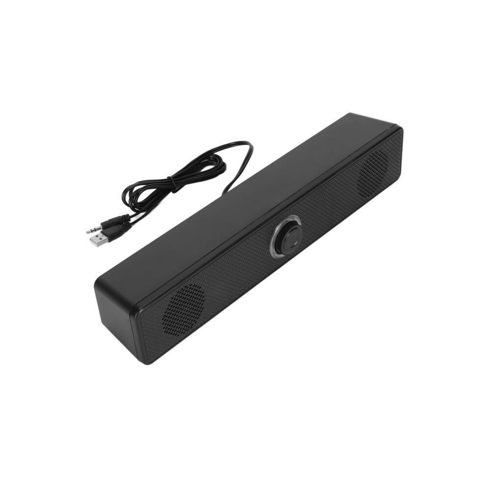 Wired Usb Computer Speakers, Hifi Desktop Soundbar With Clear Sound + Volume Control, Mini Pc Speakers 9149891851238
