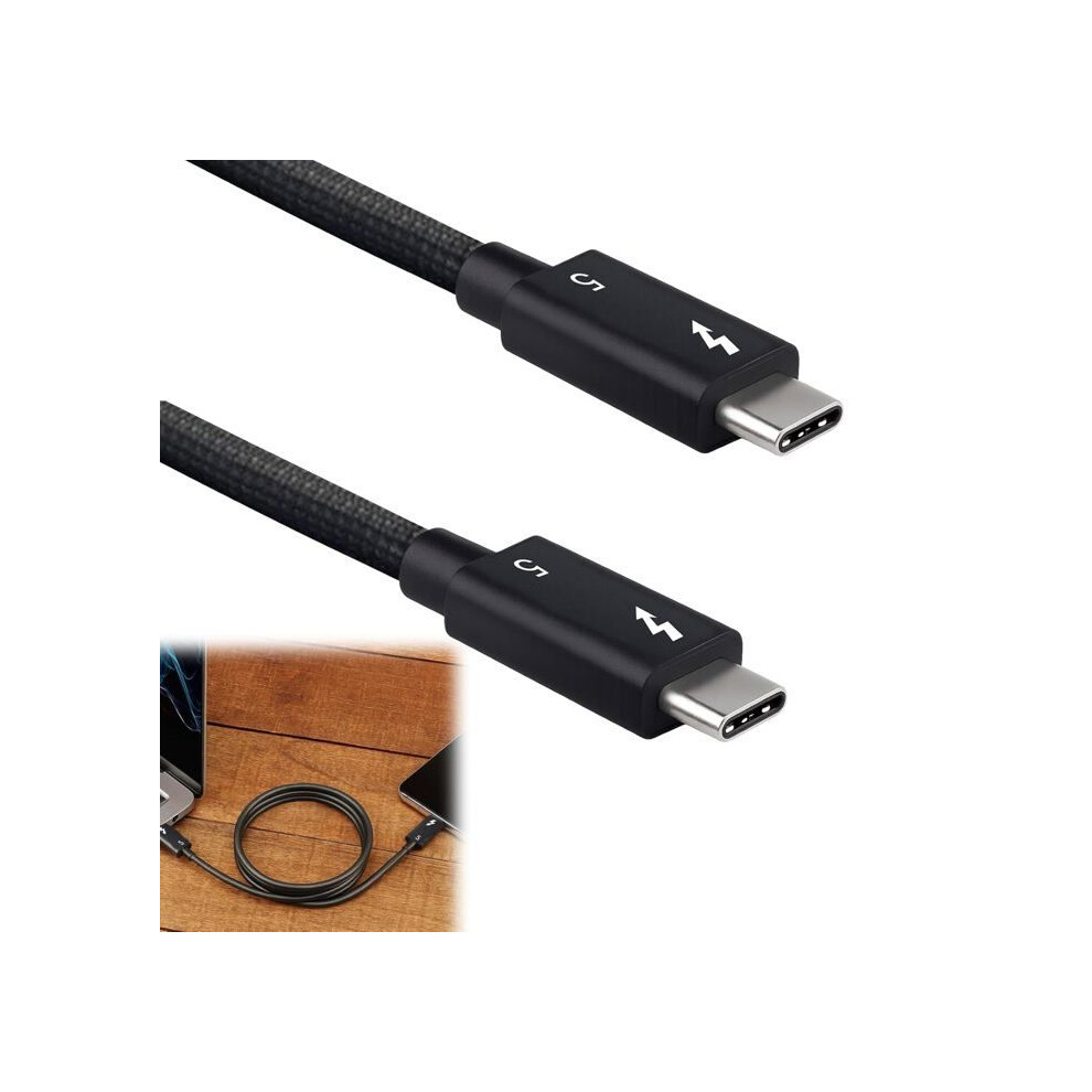 Thunderbolt 5 Cable, Thunderbolt 5 80Gbps With Up To 120Gbps Bandwidth And 240W, Backward Compatible With Usb4 Cable 9149891848627