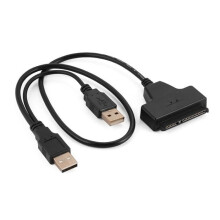 XCSOURCE USB 2.0 to SATA 22-Pin 2.5-Inch External HDD SSD Hard Drive Adapter Connector Cable Lead High Speed SATA Cable