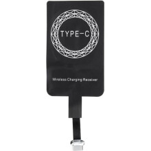 Draadloze oplaadontvanger - Qi - Type C - 110x43mm - 5V/1A - Compatibel met telefoons met Type C-aansluiting