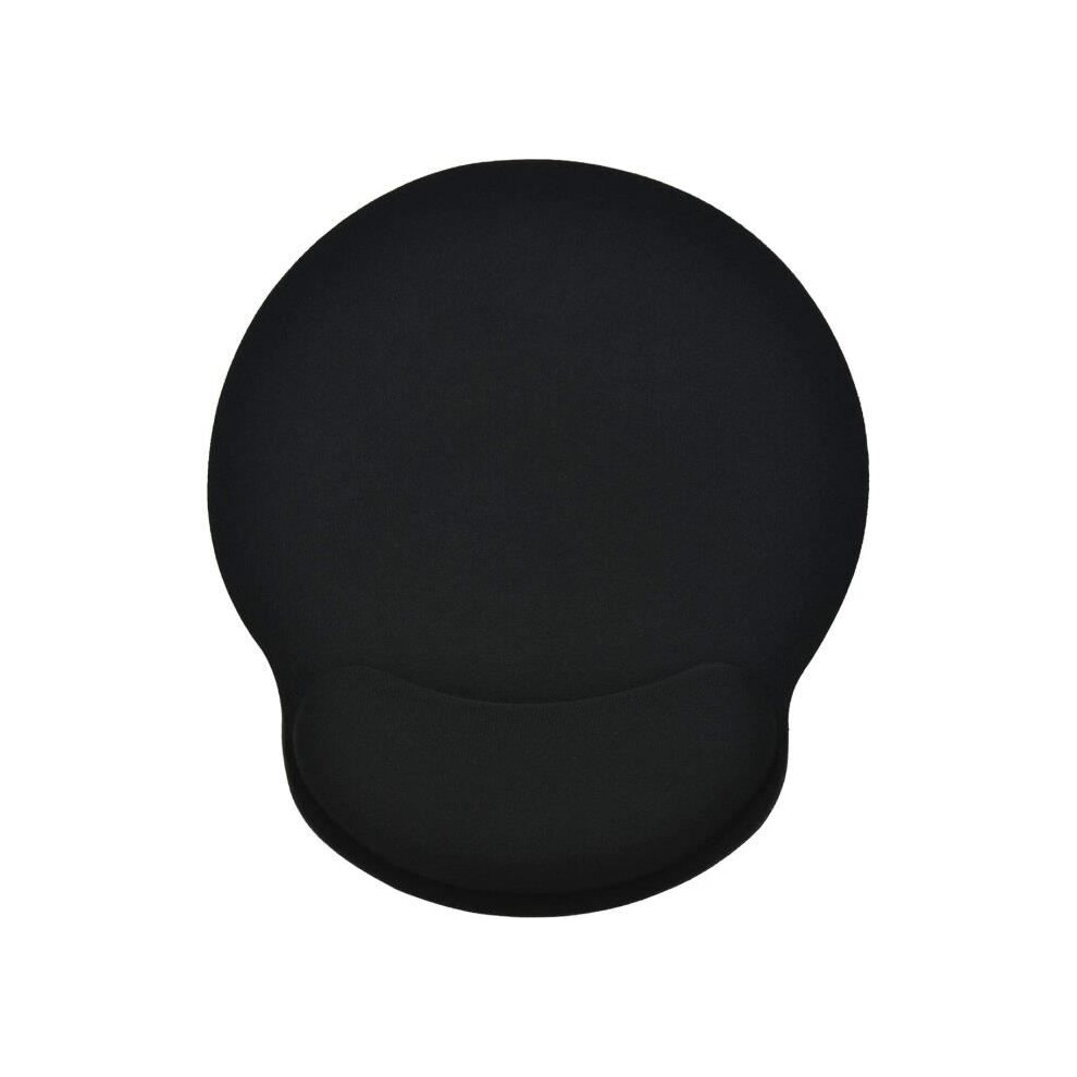 Mouse Pad With Gel Wrist Rest, Comfortable Ergonomic Wrist Rest - Black 9149891851115