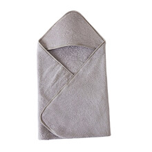 Strong Absorbent Baby Hooded Bath Towel Quick Dry Soft-Gray