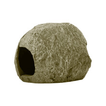 Small Resins Shelter With Strong Magnets For Fishes Tanks-brown