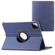 Tablet-Hülle für Xiaomi Pad 7/Xiaomi Pad 7 Pro/Xiaomi Poco Pad X1 – 360 drehbare Tablet-Hülle – Dunkelblau