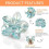 Haarclips - Niet gespecificeerd - Bloem - 6 kleuren - Antislip - Haaraccessoires 2