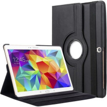 FOLVO Hülle – Galaxy Tab S 10.5 – PU-Leder – Schwarz – 360-Schutz