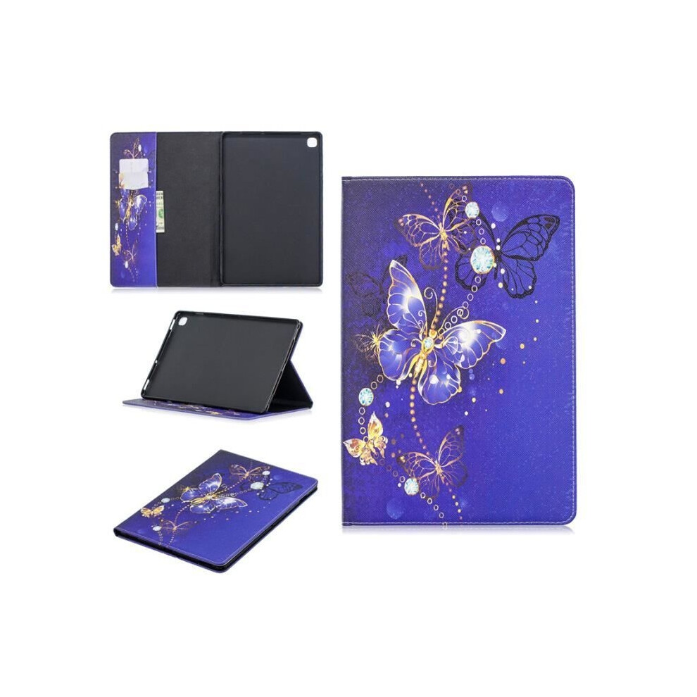 For Samsung Galaxy Tab S5e 10.5" T720 T725 Butterfly Protective Tablet Case Blue 9149891849778