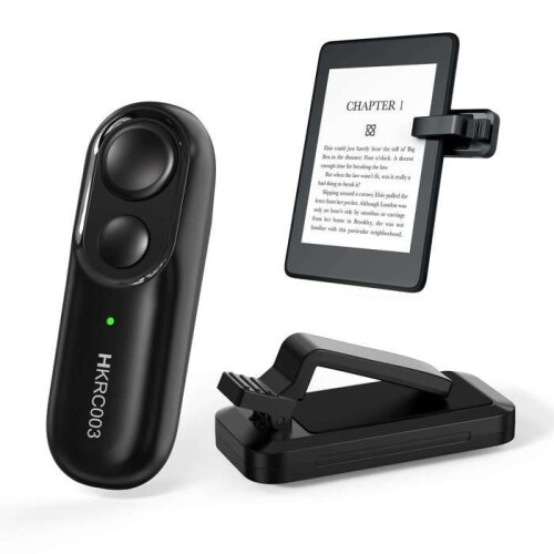 Télécommande RF pour liseuses Kobo et Kindle, tourne-page pour iPad, iPhone et tablettes Android, noir