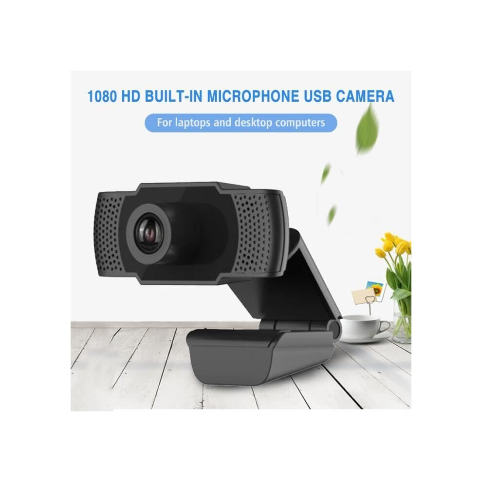 1080P Hd Usb Webcam With Built-In Microphones For Laptops And Desktop Computers 9149891851214