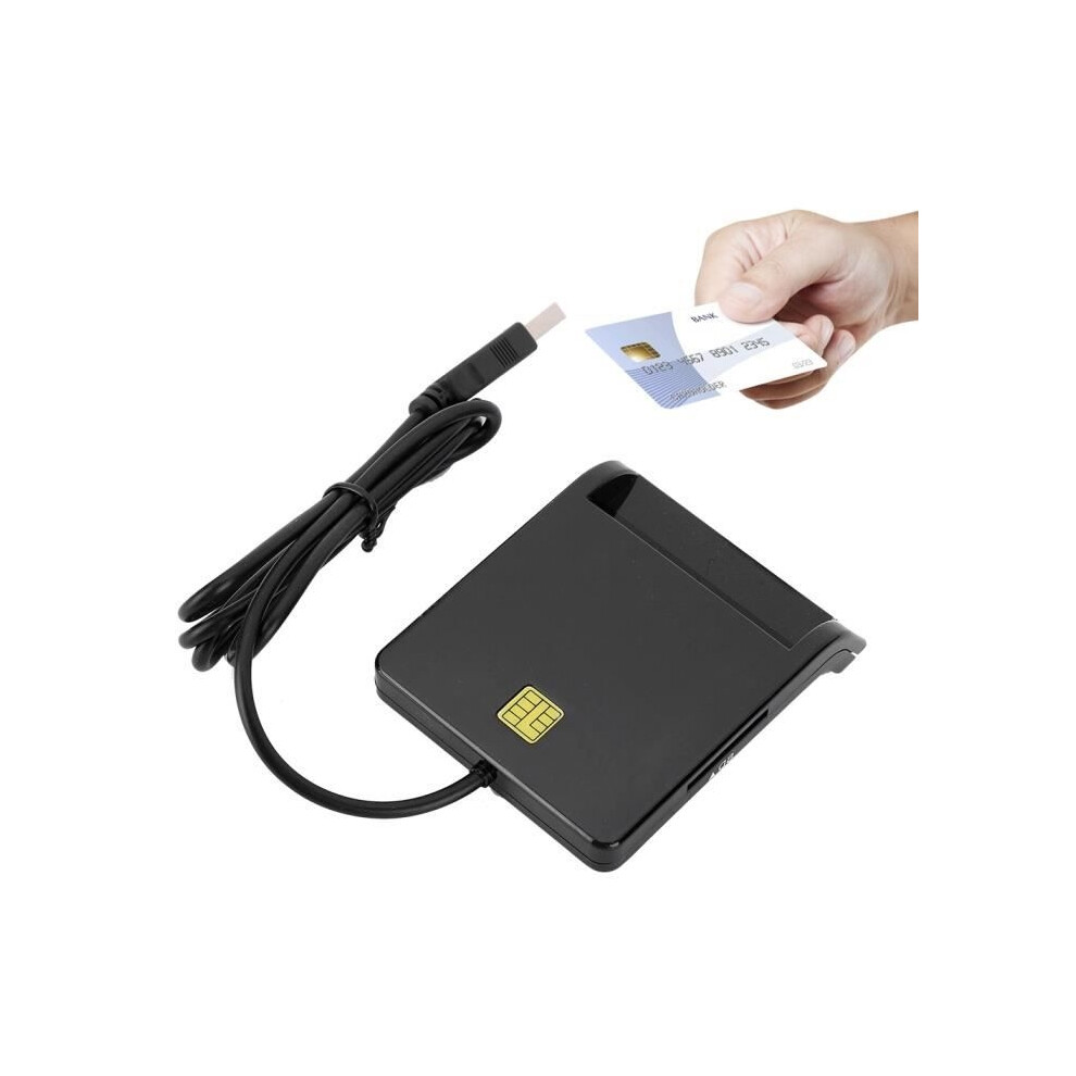 Dioche Id Card Reader, Usb2.0 Multi-Function Smart Card Reader For M2/Ms/Bank/Id/Sim/Memory/ 9149891850576