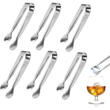 Eiszangen, Zuckerzange aus Edelstahl, multifunktionale Servierzange
