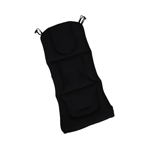 Doublure de siège pour poussette, automne et hiver, coussin-Noir