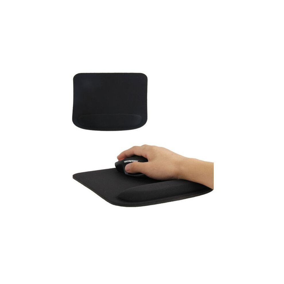 Ergonomic Mouse Pad With Ultra-Thin Wrist Rest For Optimal Comfort, Yonis Black 9149891851160