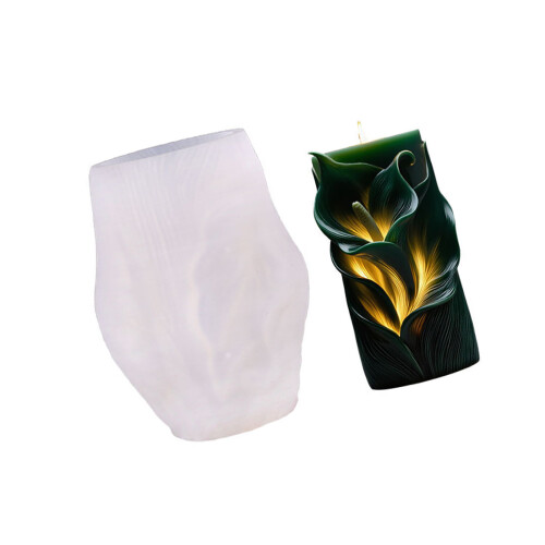 Elegant Relief Candle Mould DIY Craft Project Beginner Friendly