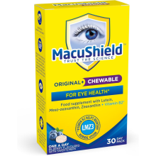 MacuShield Original Plus Chewable Bilberry Flavour - 30 Day Pack