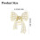 Unicra gouden parelhaarclips, strikjes, set van 2 5