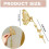 Vlinderhaarclip - Dames - Metaal - Strasssteentjes - Elegant ontwerp - Groot formaat 2