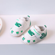 (Green,15)Chaussures de dessin animé enfant en bas âge avec dessus en cuir pour garçons et fashion girls
