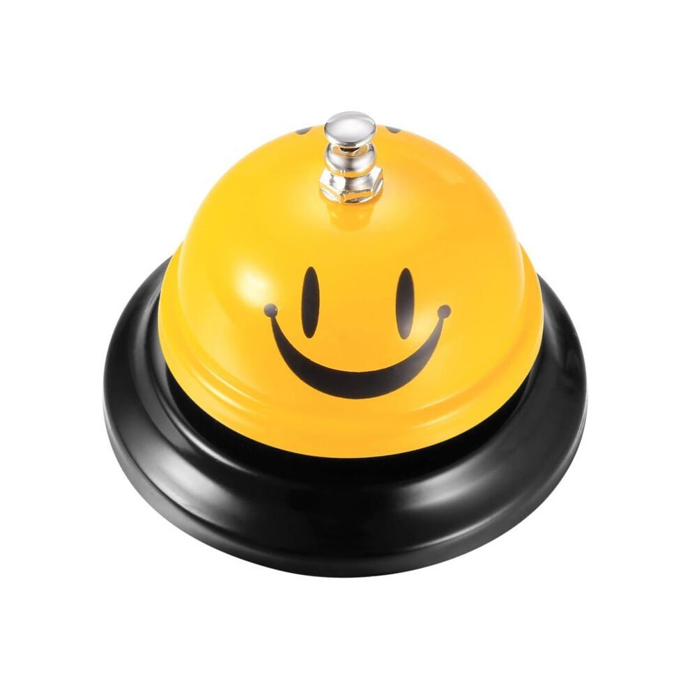 Office Bell, Reception Bell, Table Bell, Call Bell, Service Bell With Clear Sound (Yellow) 9149891828988