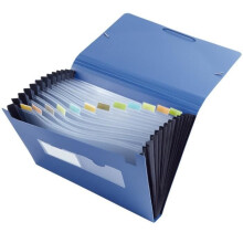 Uitschuifbare dossiermap, handzame dossierorganizer voor op kantoor, A4-formaat, documentenopbergtas, kantoordossierhouder