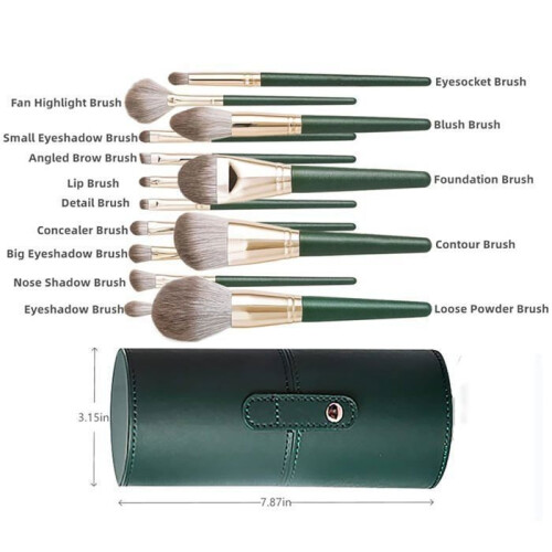 14-piece makeup brush set, professional makeup brush set with storage box 1