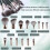 14-piece makeup brush set, professional makeup brush set with storage box 6
