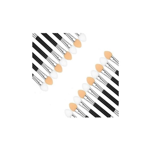 10-Piece Eyeshadow Applicators, Double-Sided Eyeshadow Brush, Double-Ended Foam Sponge Makeup Tool 1