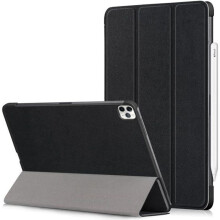 iPad Pro 11 2020 hoesje, tabletcover, beschermhoes met magnetische standaard, flipcover, slank en lichtgewicht PU-leer - zwart