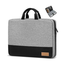 Housse pour ordinateur portable de 17 à 17,3 pouces, sac étanche approuvé par la TSA avec 4 couches de protection