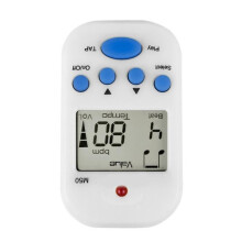Omabeta M50 Electronic Metronome - Mini Professional - 2 Channels - Headphone Output - White