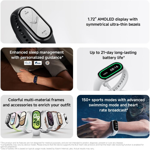 Xiaomi Xiaomi Smart Band 10 Glaciärsilver 1