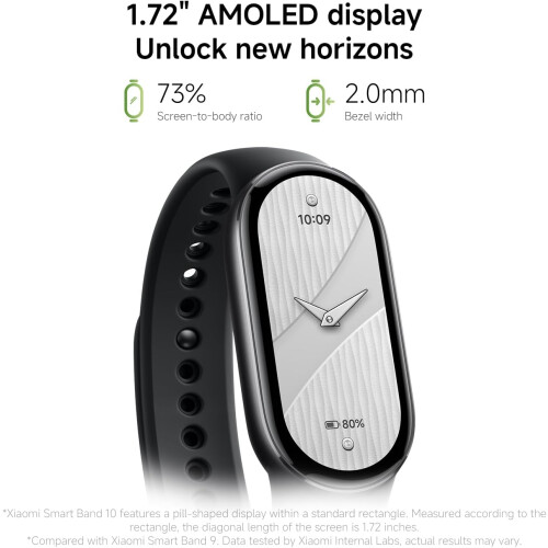 Xiaomi Xiaomi Smart Band 10 Glaciärsilver 2