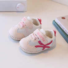 (Pink,16)Chaussures en maille respirante pour tout-petit avec fermeture pour bébé garçon fille mode cadeau