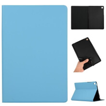 Case for Samsung Galaxy Tab S6 Lite 10.4" 2020 SM-P610 /SM-P615 with Stand, PU Leather Tablet Cover - Sky Blue