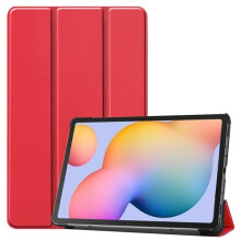 Schutzhülle für Samsung Galaxy Tab S6 Lite (2020 SM-P610- SM-P615) mit Ständer, schlank und stoßfest – Rot