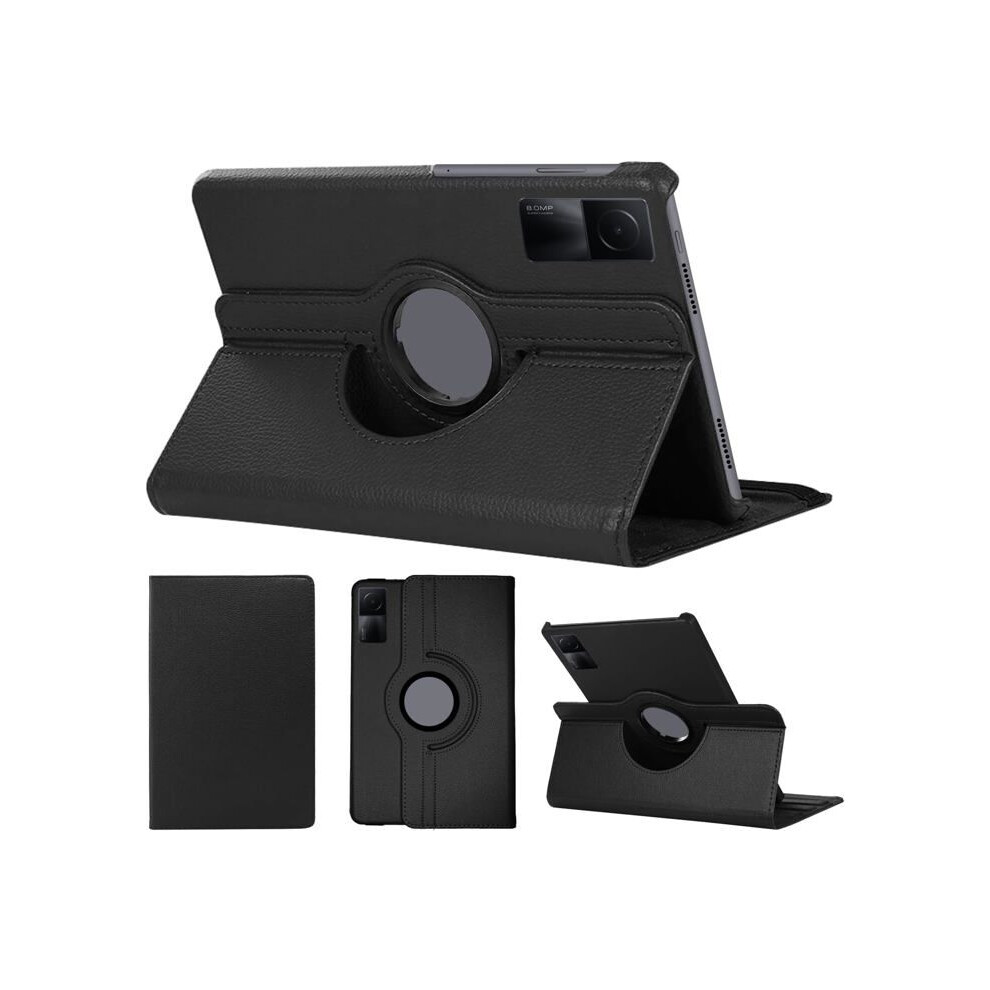 Rotating Case For Xiaomi Redmi Pad Se Tablet Protective Cover With Auto Wake Rotating Case Black 9149891849716